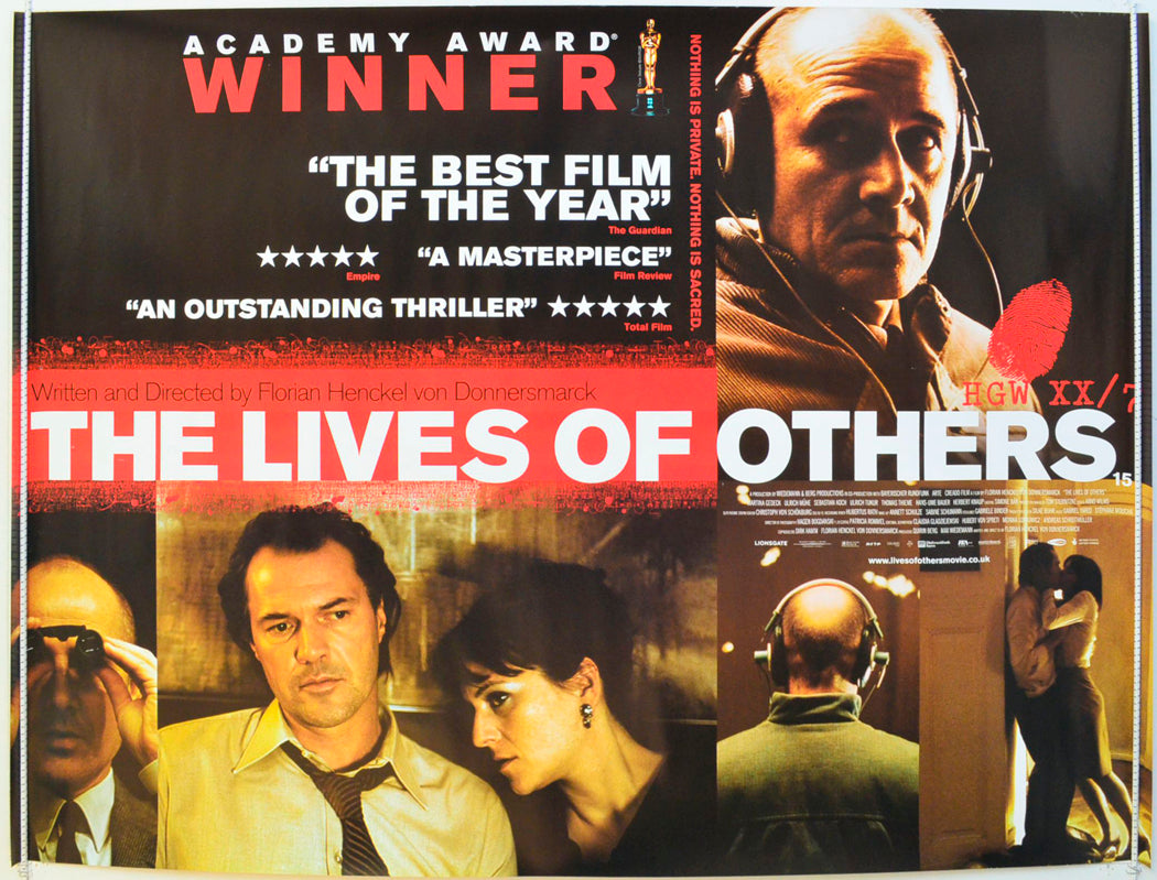 The Lives Of Others  Original British Quad Poster - Film Poster - Movie Poster 