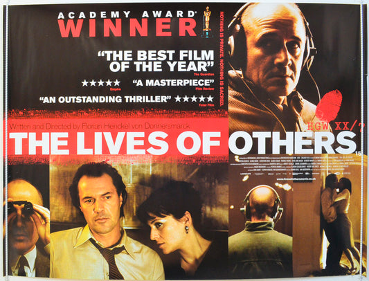 The Lives Of Others  Original British Quad Poster - Film Poster - Movie Poster 