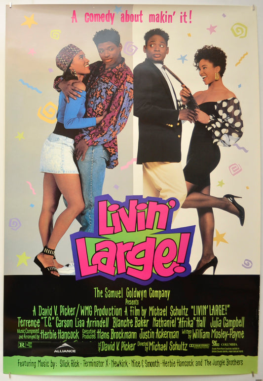 Livin’ Large Original One Sheet Poster - Film Poster - Movie Poster - Cinema Poster