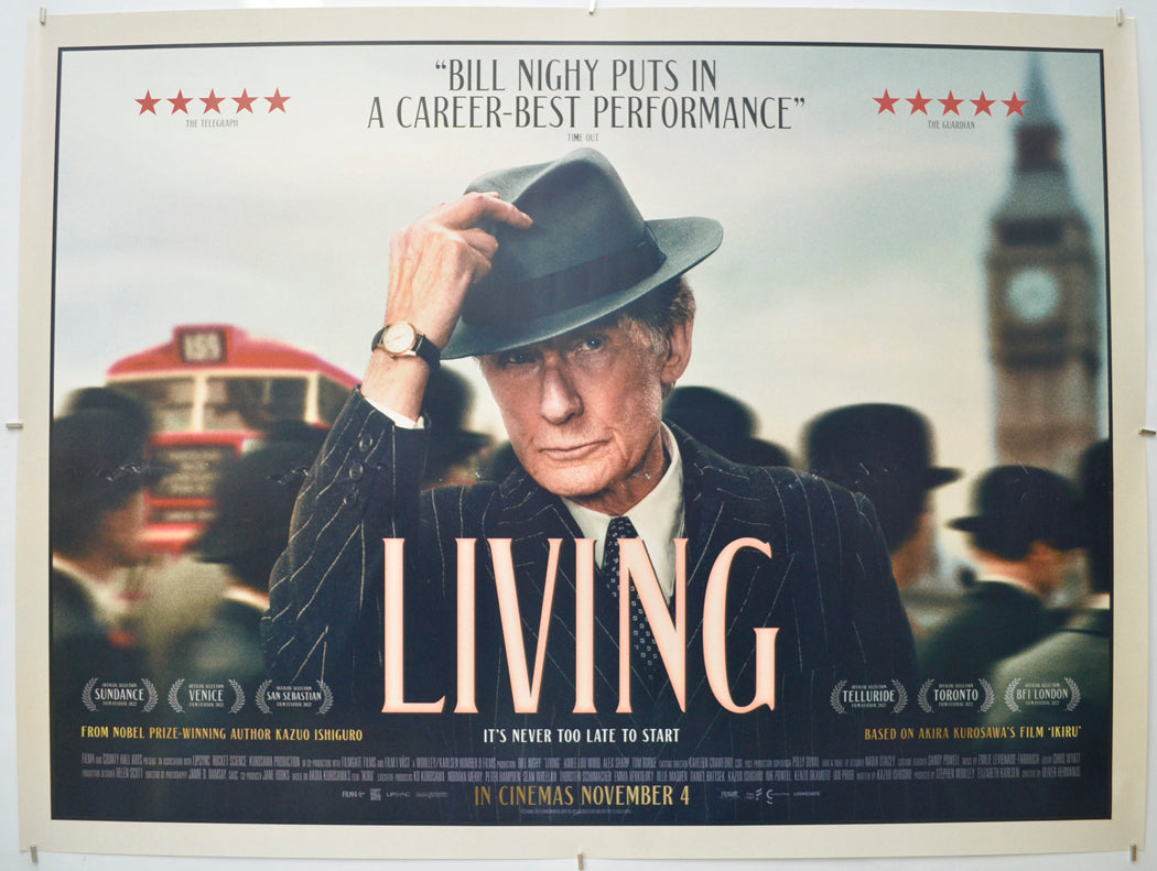 Living Original Quad Poster - Film Poster - Movie Poster  