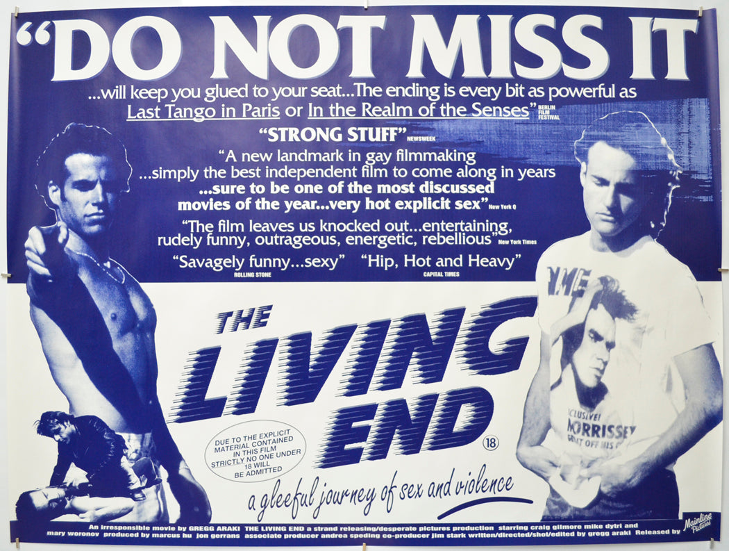 The Living End Original Quad Poster - Film Poster - Movie Poster