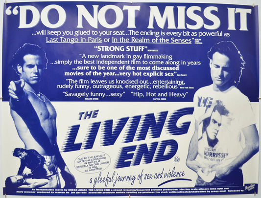 The Living End Original Quad Poster - Film Poster - Movie Poster