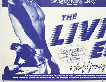 THE LIVING END (Bottom Left) Cinema Quad Movie Poster 