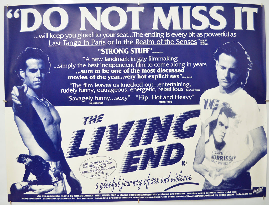 The Living End Original Quad Poster - Film Poster - Movie Poster