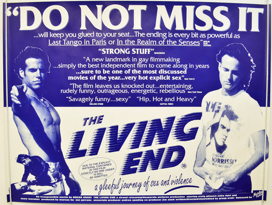 The Living End Original Quad Poster - Film Poster - Movie Poster  