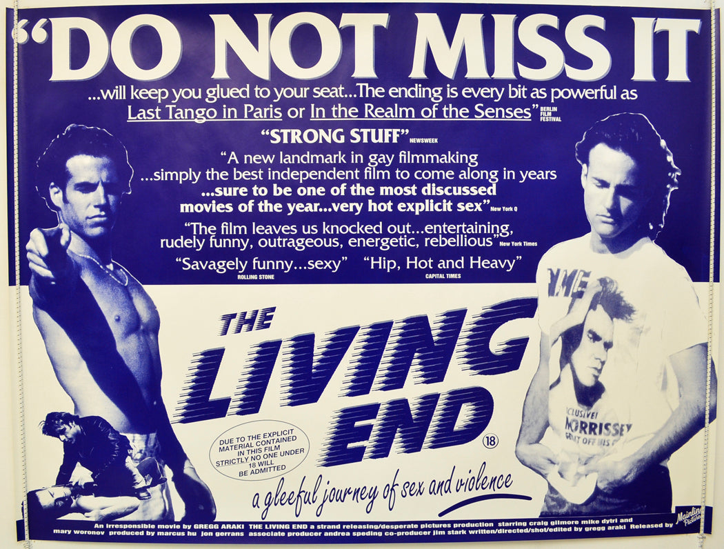 The Living End Original Quad Poster - Film Poster - Movie Poster  