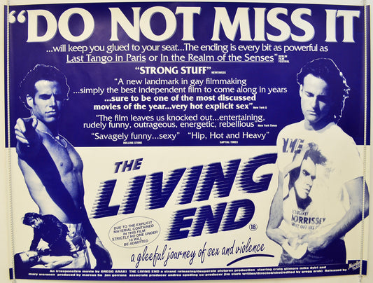 The Living End Original Quad Poster - Film Poster - Movie Poster  