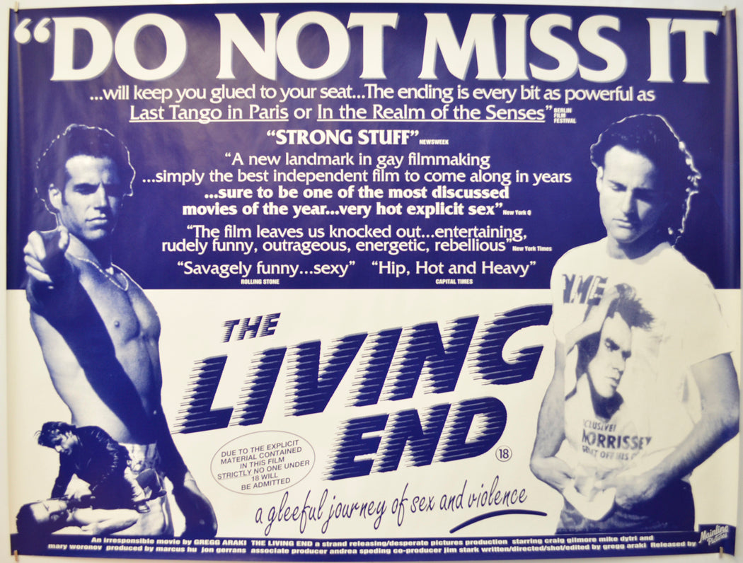 The Living End Original Quad Poster - Film Poster - Movie Poster  