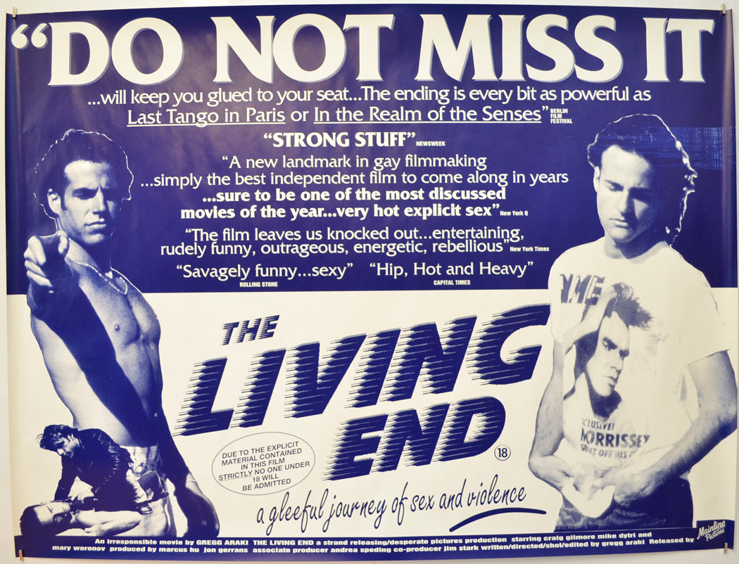 The Living End Original Quad Poster - Film Poster - Movie Poster  