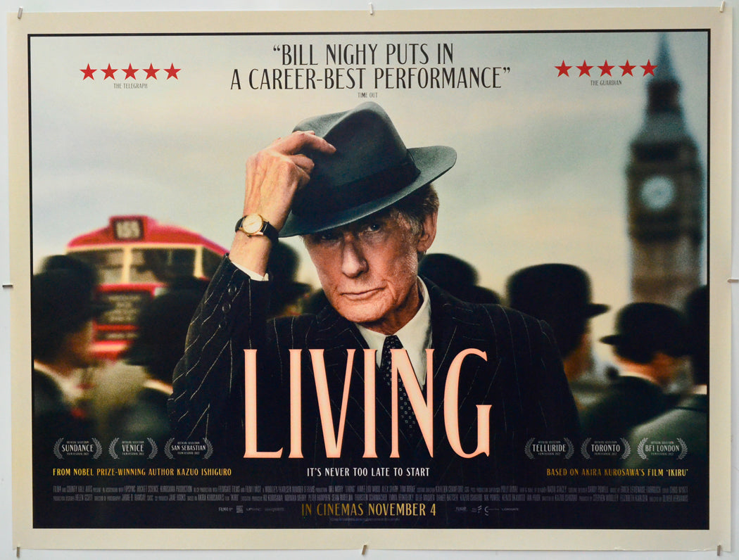 Living - Original Quad Poster - Film Poster - Movie Poster