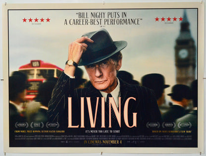Living - Original Quad Poster - Film Poster - Movie Poster
