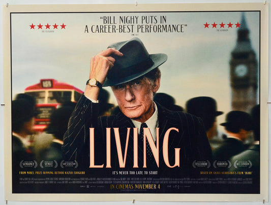 Living - Original Quad Poster - Film Poster - Movie Poster