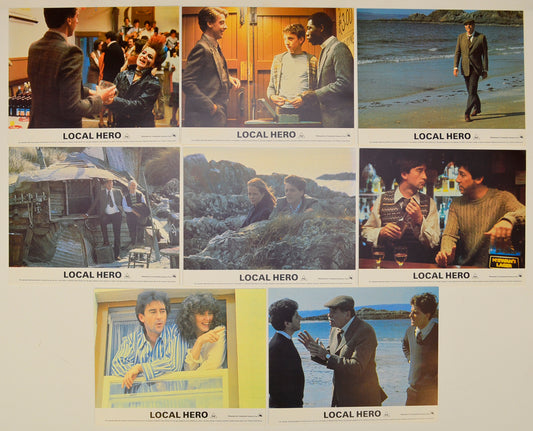 Local Hero Set of 8 Original Lobby Cards / Colour Front Of House Stills 