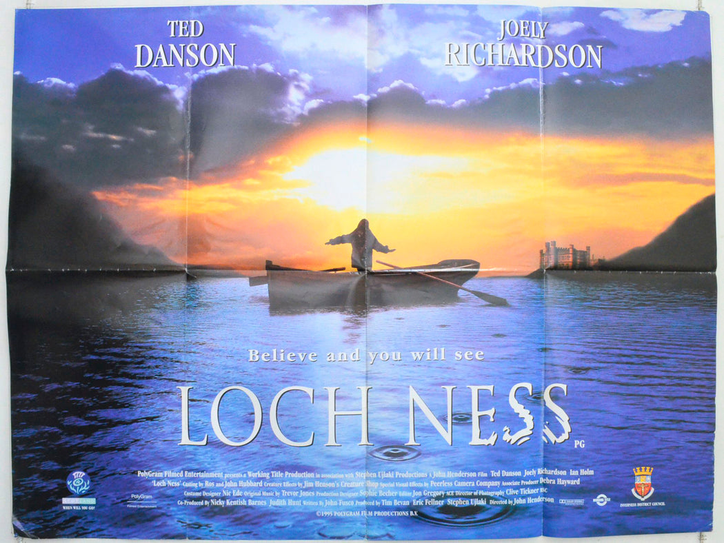 Loch Ness Original British Quad Poster - Film Poster - Movie Poster 