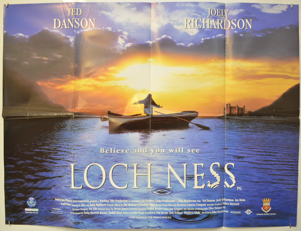 Loch Ness Original Quad Poster - Film Poster - Movie Poster