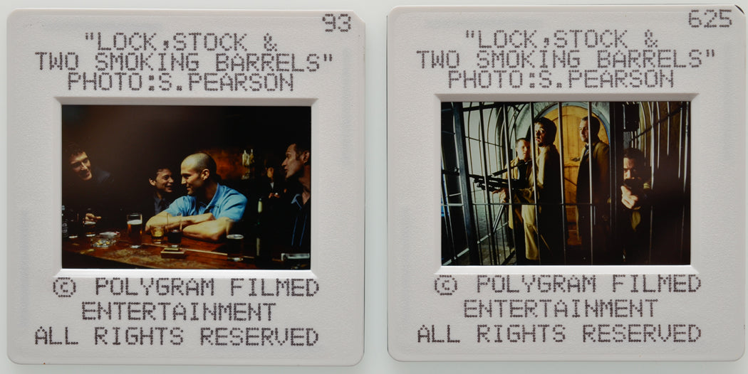 Lock Stock And Two Smoking Barrels (Slides 1 and 2) Original 35mm Slides - Cinema Press Slides