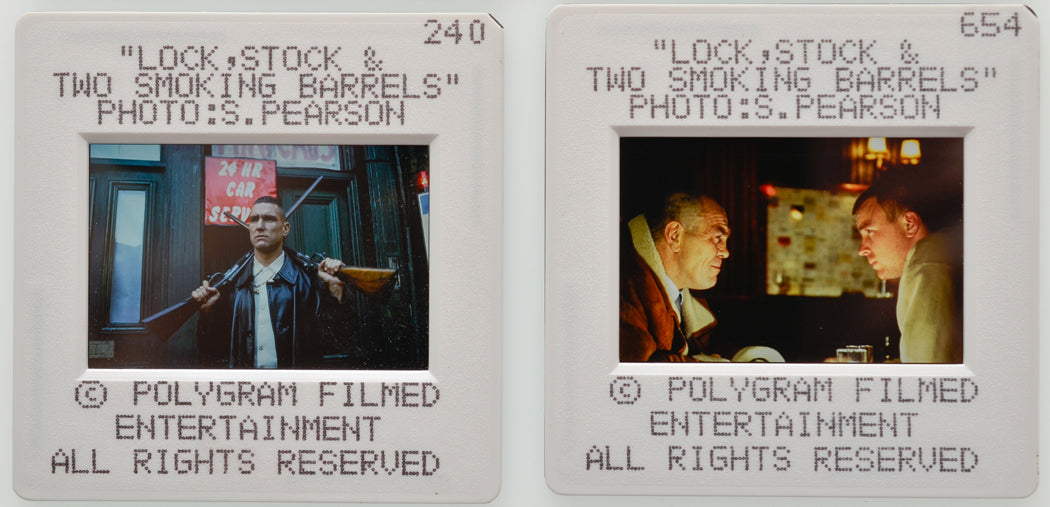 Lock Stock And Two Smoking Barrels (Slides 3 and 4) Original 35mm Slides - Cinema Press Slides