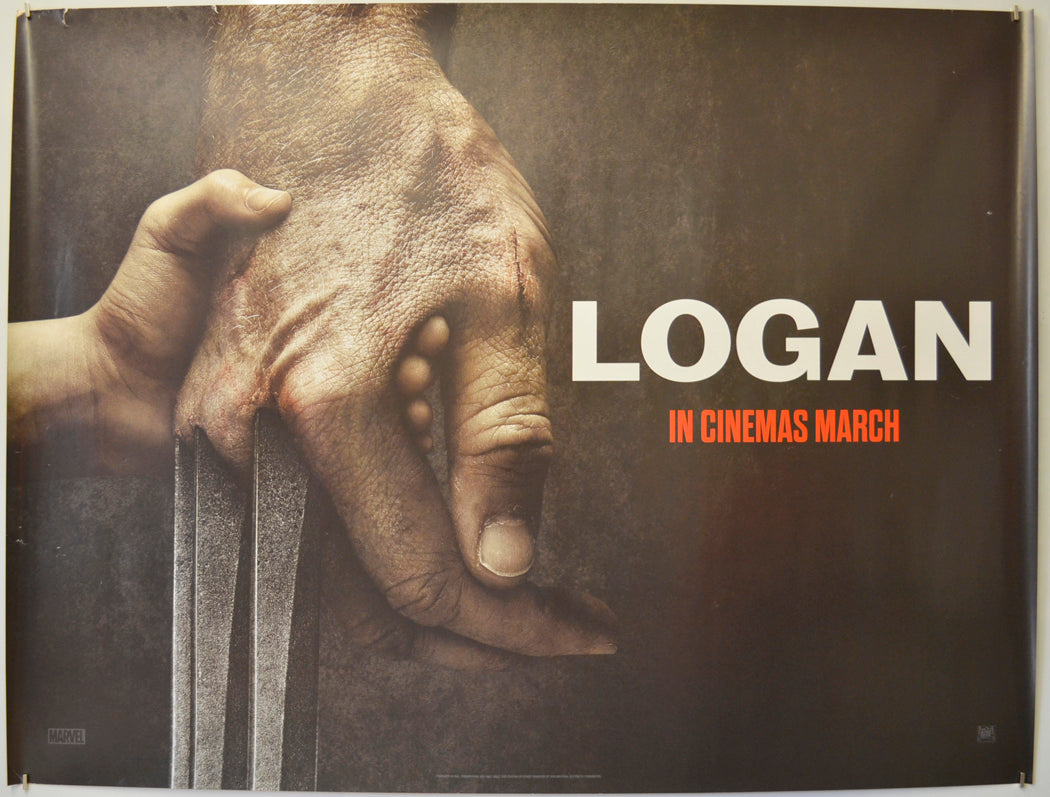 Logan (Teaser / Advance Version)  Original Quad Poster - Film Poster - Movie Poster