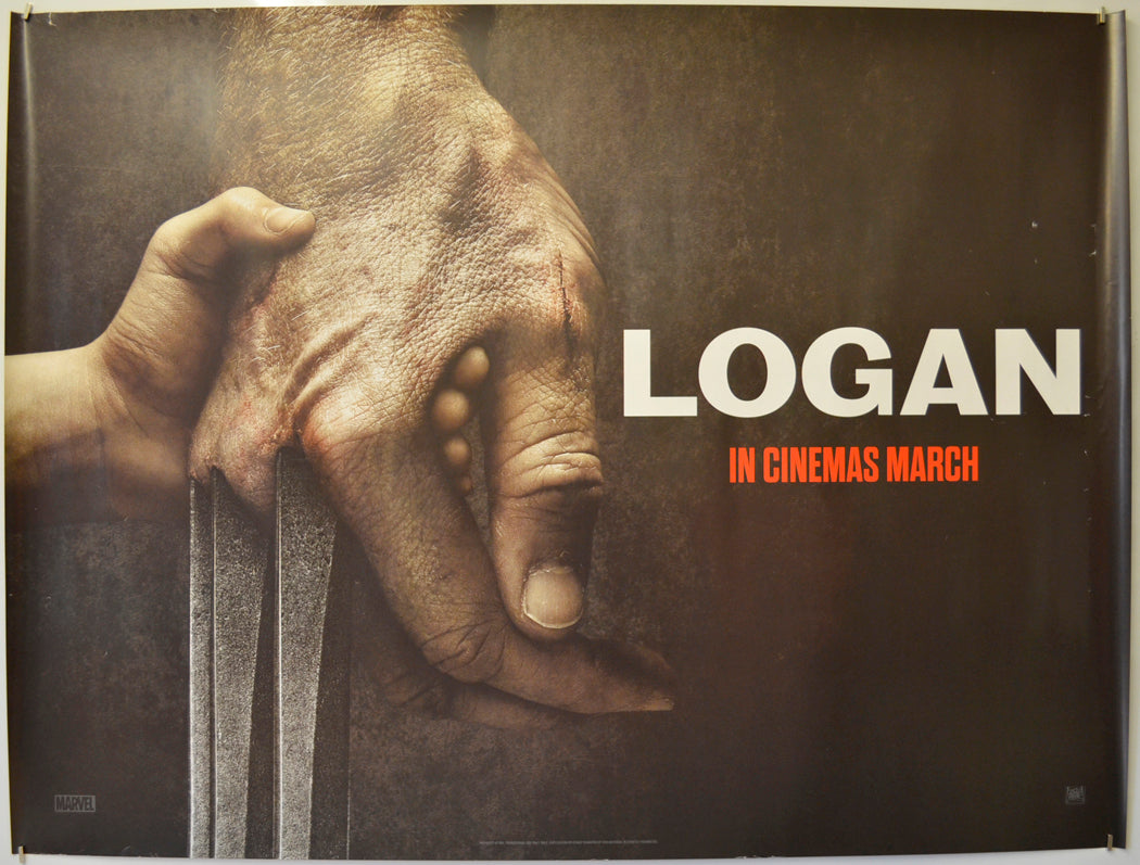 Logan (Teaser / Advance Version)  Original Quad Poster - Film Poster - Movie Poster