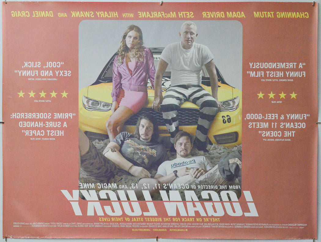 Logan Lucky (Back) Cinema Quad Movie Poster 