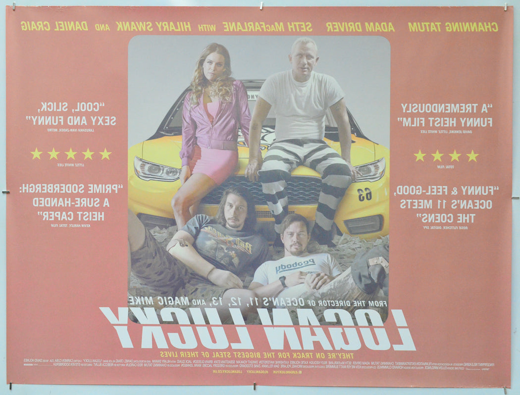 Logan Lucky (Back) Cinema Quad Movie Poster 