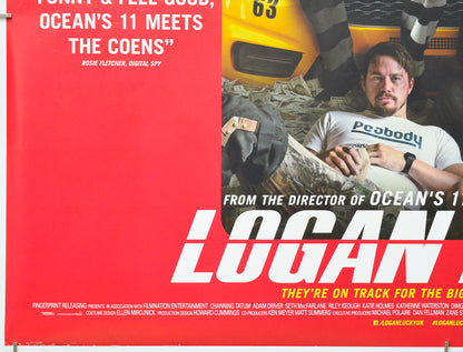 Logan Lucky (Bottom Left) Cinema Quad Movie Poster 