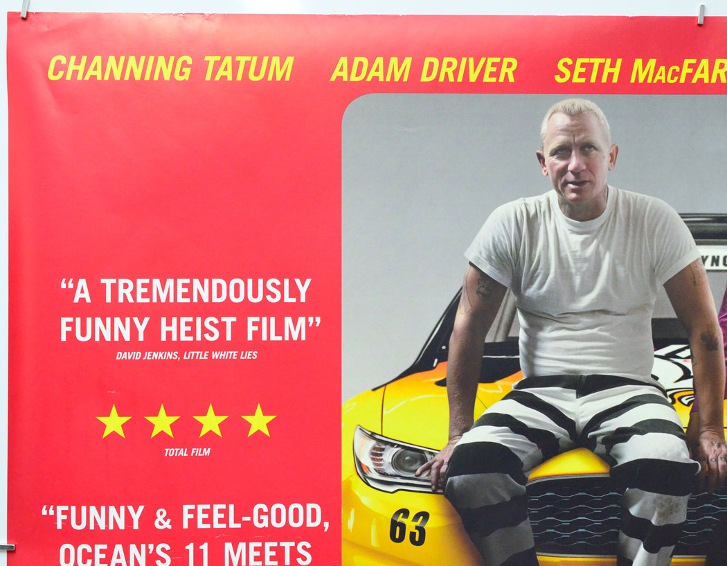 Logan Lucky (Top Left) Cinema Quad Movie Poster 
