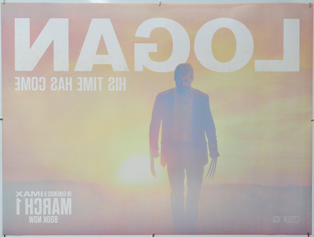 Logan (Back) Cinema Quad Movie Poster 