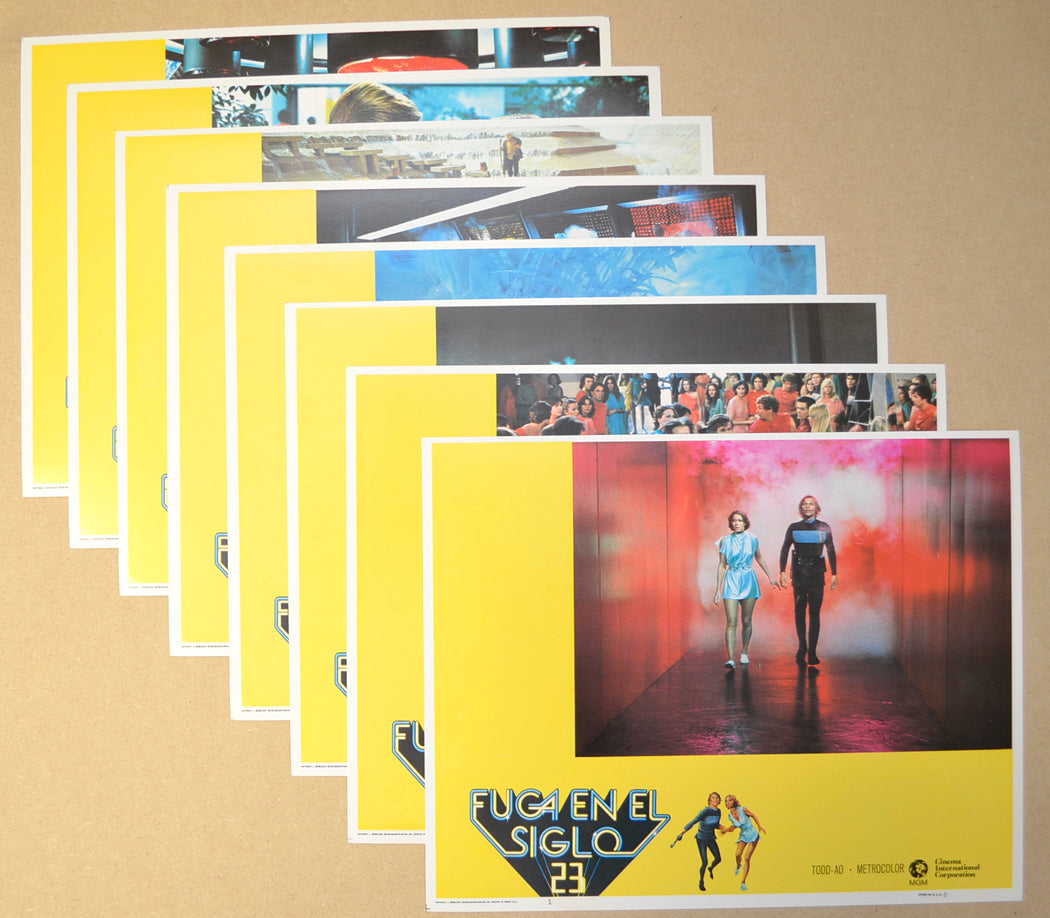 Logan's Run  (Fuga en el siglo 23 – Spanish title for the Mexican Release) Set Of 8 Original Cinema Lobby Cards 