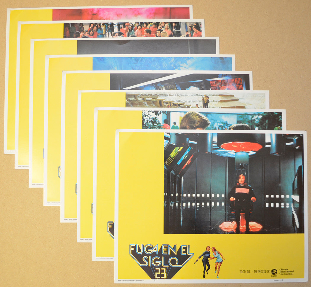 Logan's Run (Fuga en el siglo 23 – Spanish title for the Mexican Release) Set Of 8 Original Cinema Lobby Cards 