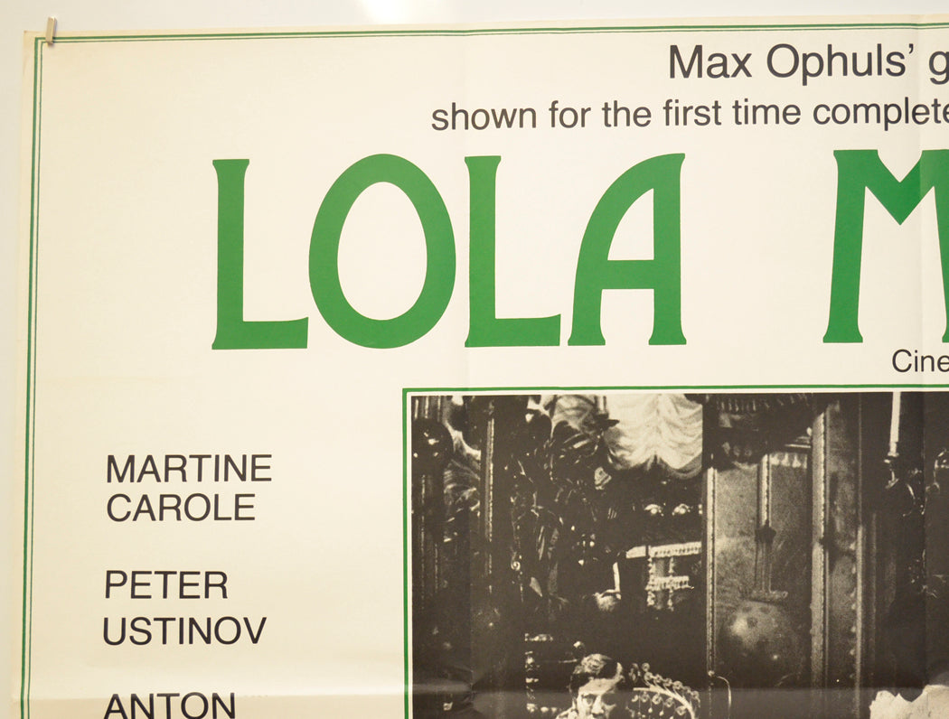 LOLA MONTES (Top Left) Cinema Quad Movie Poster 