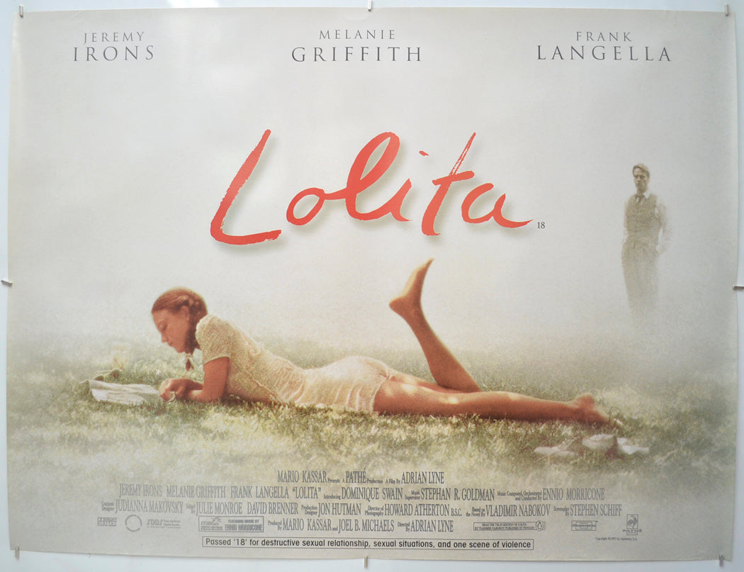 Lolita Original Quad Poster - Film Poster - Movie Poster