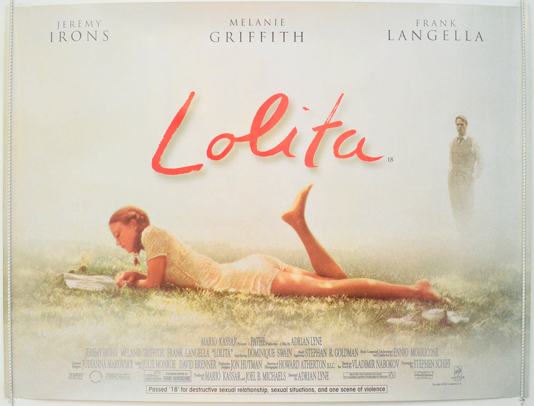 Lolita Original Quad Poster - Film Poster - Movie Poster  