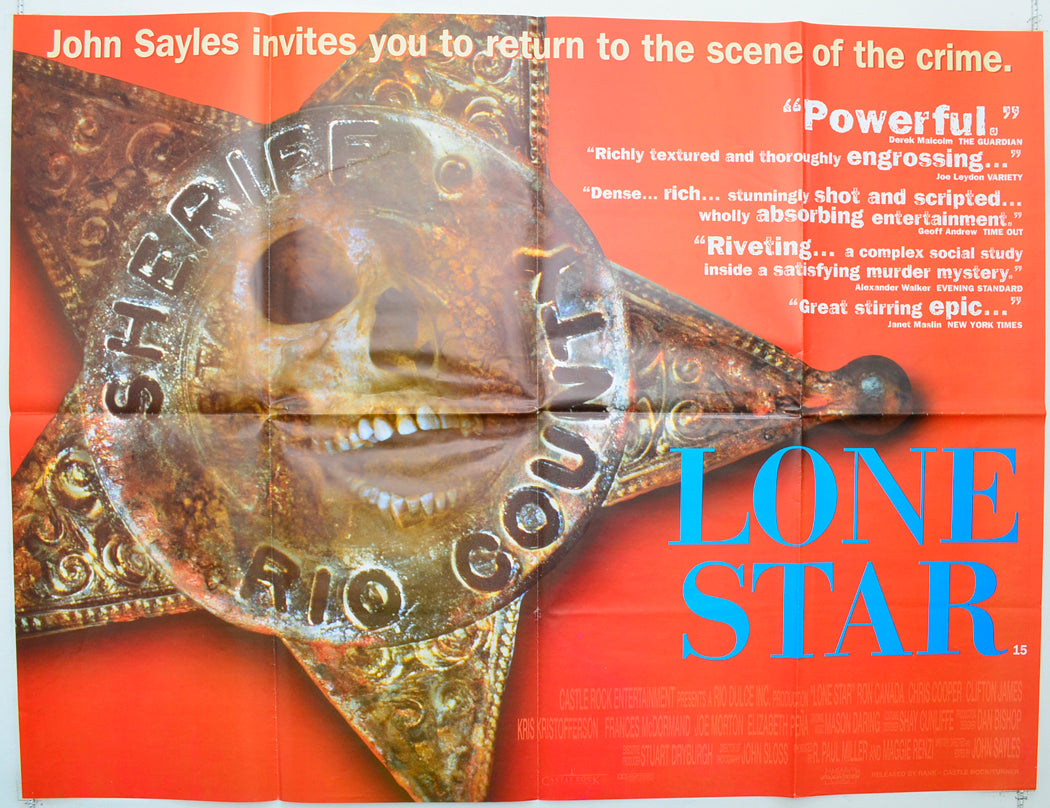 Lone Star Original Quad Poster - Film Poster - Movie Poster  