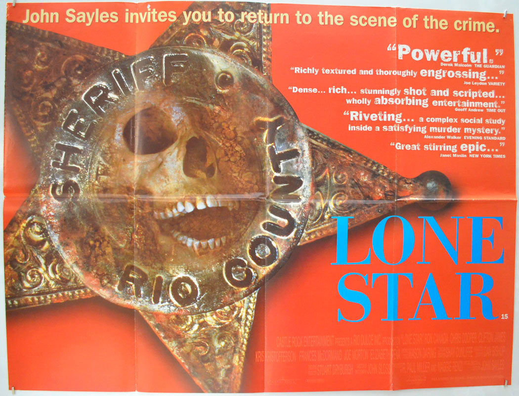 Lone Star Original Quad Poster - Film Poster - Movie Poster