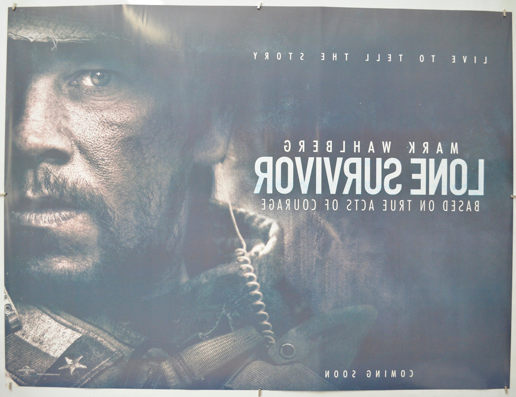 LONE SURVIVOR (Back) Cinema Quad Movie Poster 