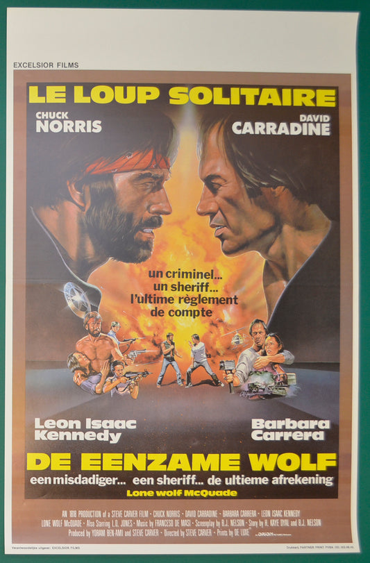 Lone Wolf McQuade   Original Belgian Poster - Film Poster - Movie Poster  