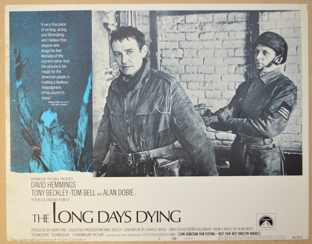 THE LONG DAYS DYING (Card 1) Cinema Lobby Card Set 