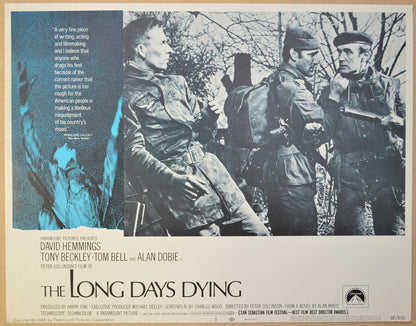 THE LONG DAYS DYING (Card 3) Cinema Lobby Card Set 