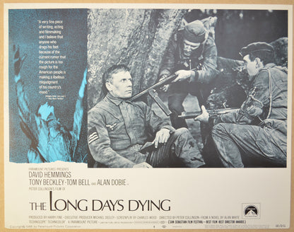 THE LONG DAYS DYING (Card 4) Cinema Lobby Card Set 