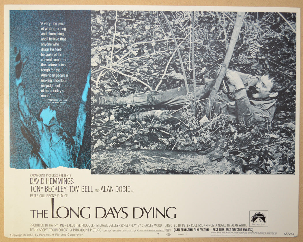 THE LONG DAYS DYING (Card 7) Cinema Lobby Card Set 