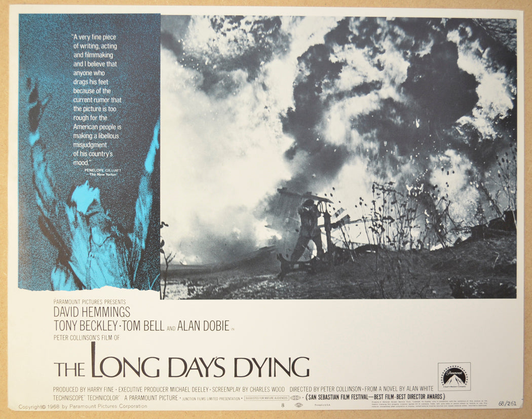 THE LONG DAYS DYING (Card 8) Cinema Lobby Card Set 