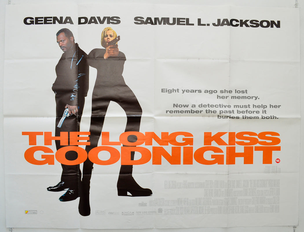 The Long Kiss Goodnight Original Quad Poster - Film Poster - Movie Poster  