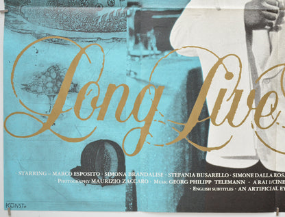 LONG LIVE THE LADY (Bottom Left) Cinema Quad Movie Poster 