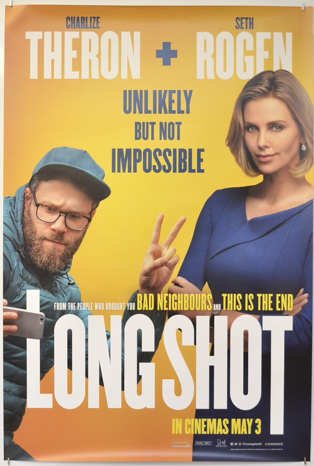 Long Shot (Teaser / Advance Version)  Original One Sheet Poster - Film Poster - Movie Poster