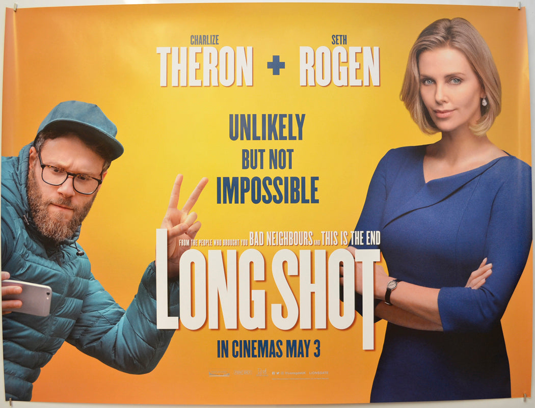 Long Shot (Teaser / Advance Version)  Original Quad Poster - Film Poster - Movie Poster