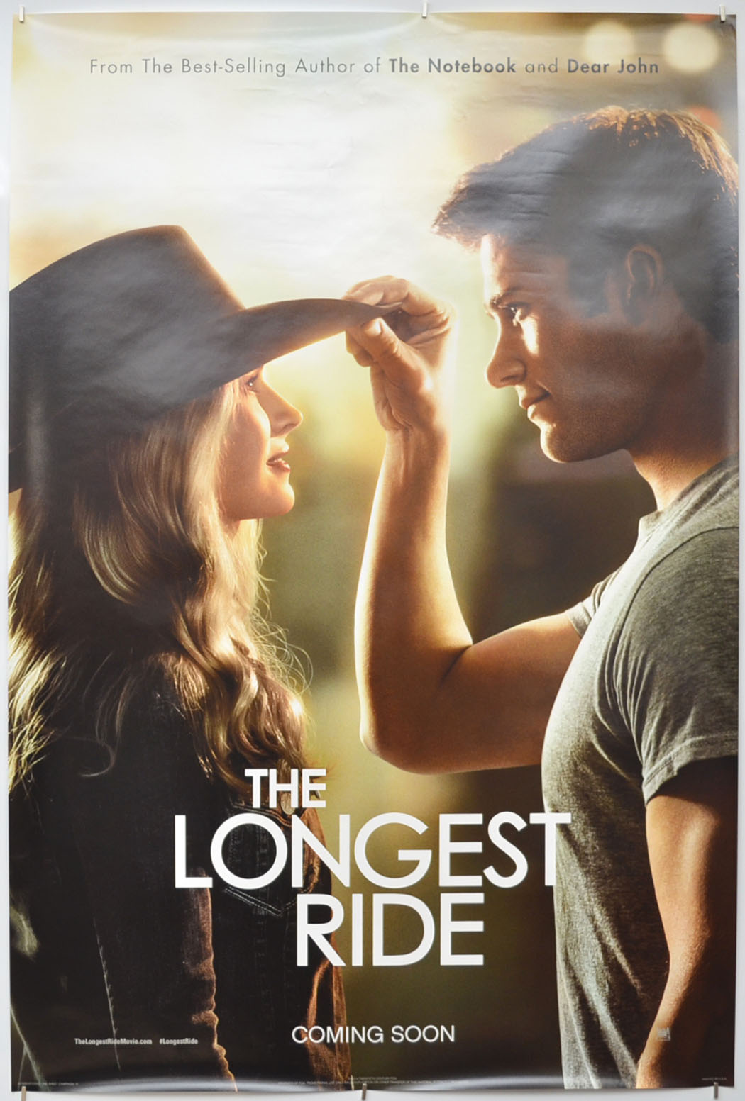 The Longest Ride (Teaser / Advance Version) Original One Sheet Poster - Film Poster - Movie Poster