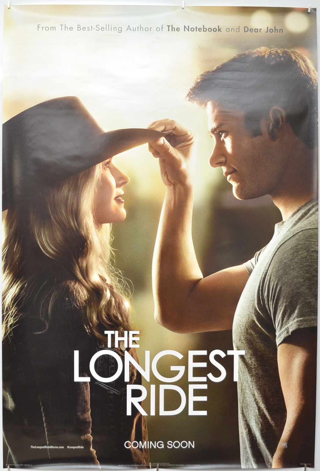 The Longest Ride (Teaser / Advance Version) Original One Sheet Poster - Film Poster - Movie Poster