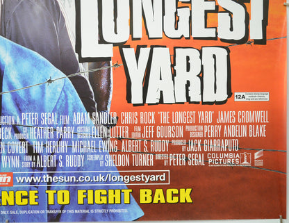 THE LONGEST YARD (Bottom Right) Cinema Quad Movie Poster 