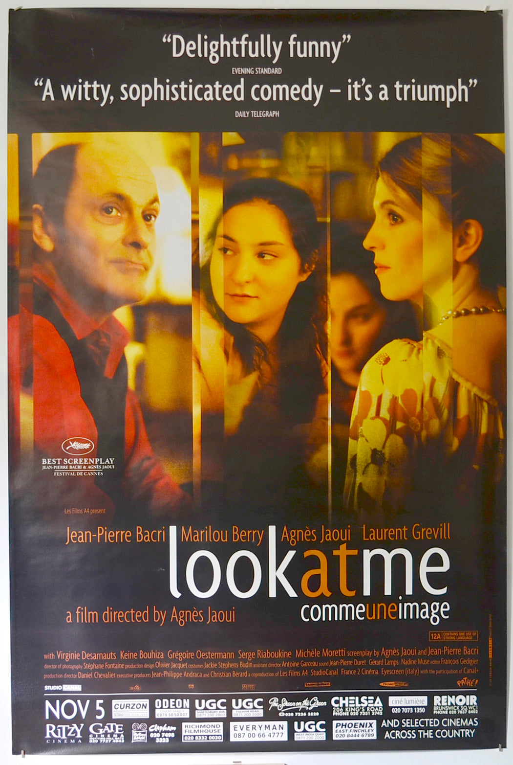 Look At Me  (a.k.a. Comme une image)  Original British 4 Sheet Poster  - Film Poster - Movie Poster